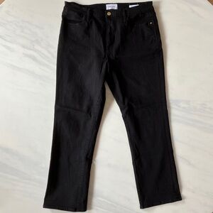 FRAME Black Le High Straight Jeans 32 x 27